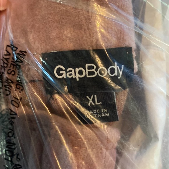 NWT (sealed in original plastic) Gap Body Mauve Velour Joggers. Women’s XL - Picture 3 of 5